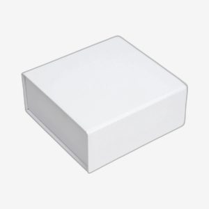 White Small Square Magnetic Boxes