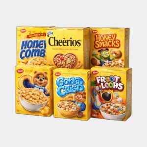 Yellow Cereal Boxes