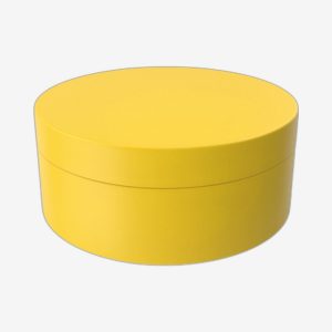 Yellow Round Boxes